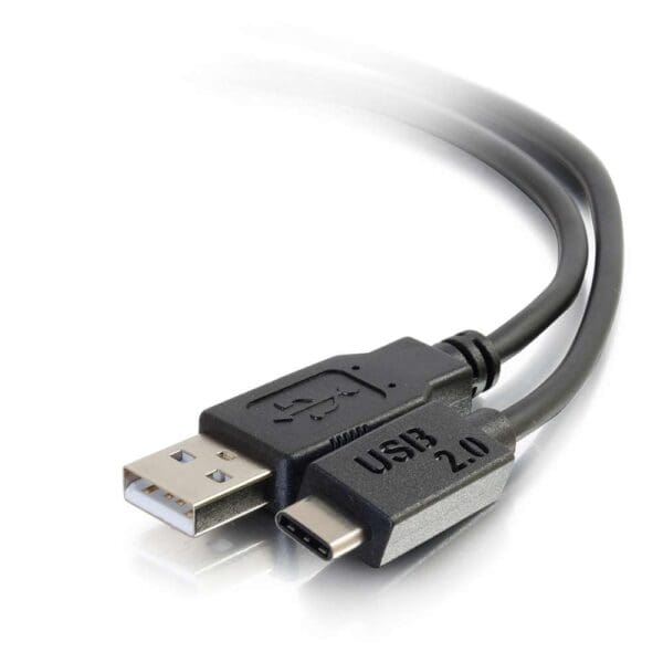 10 ft USB 2.0 USB-C to USB-A Cable M/M - Black