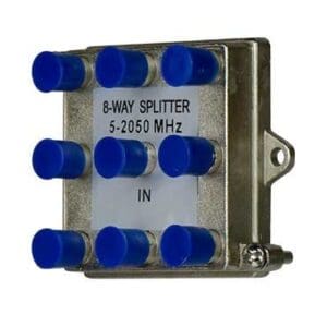 2 GHz 8-Way Vertical Coax Splitter