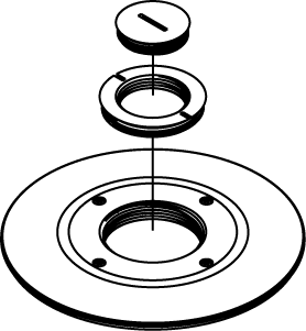 Here's an alt tag for the image: `Diagram: drain parts assembly`