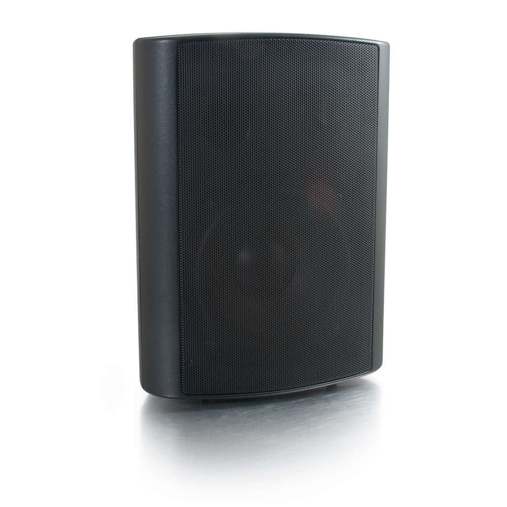 Black rectangular speaker, audio device.