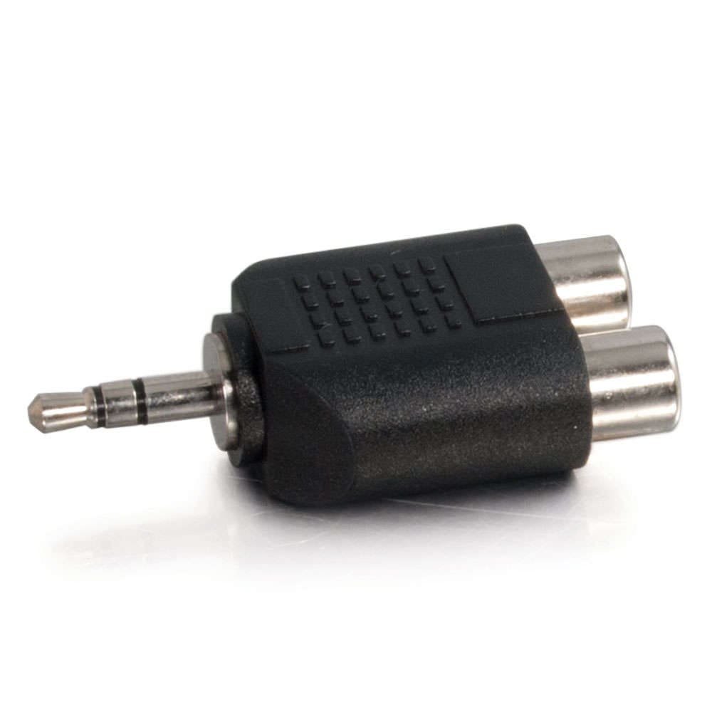3.5mm stereo to dual RCA adapter.