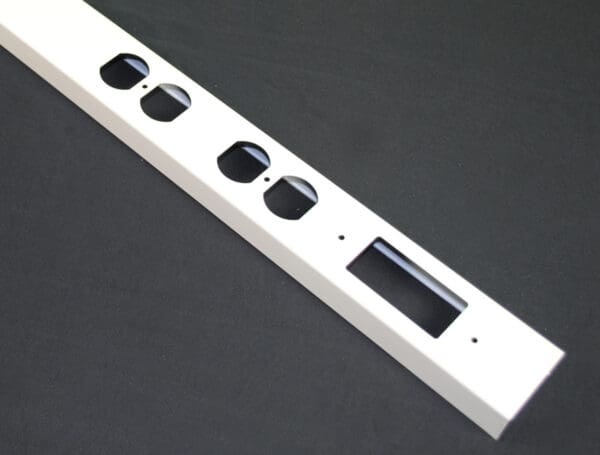 25DTP Steel Tele-Power Pole Cover in White