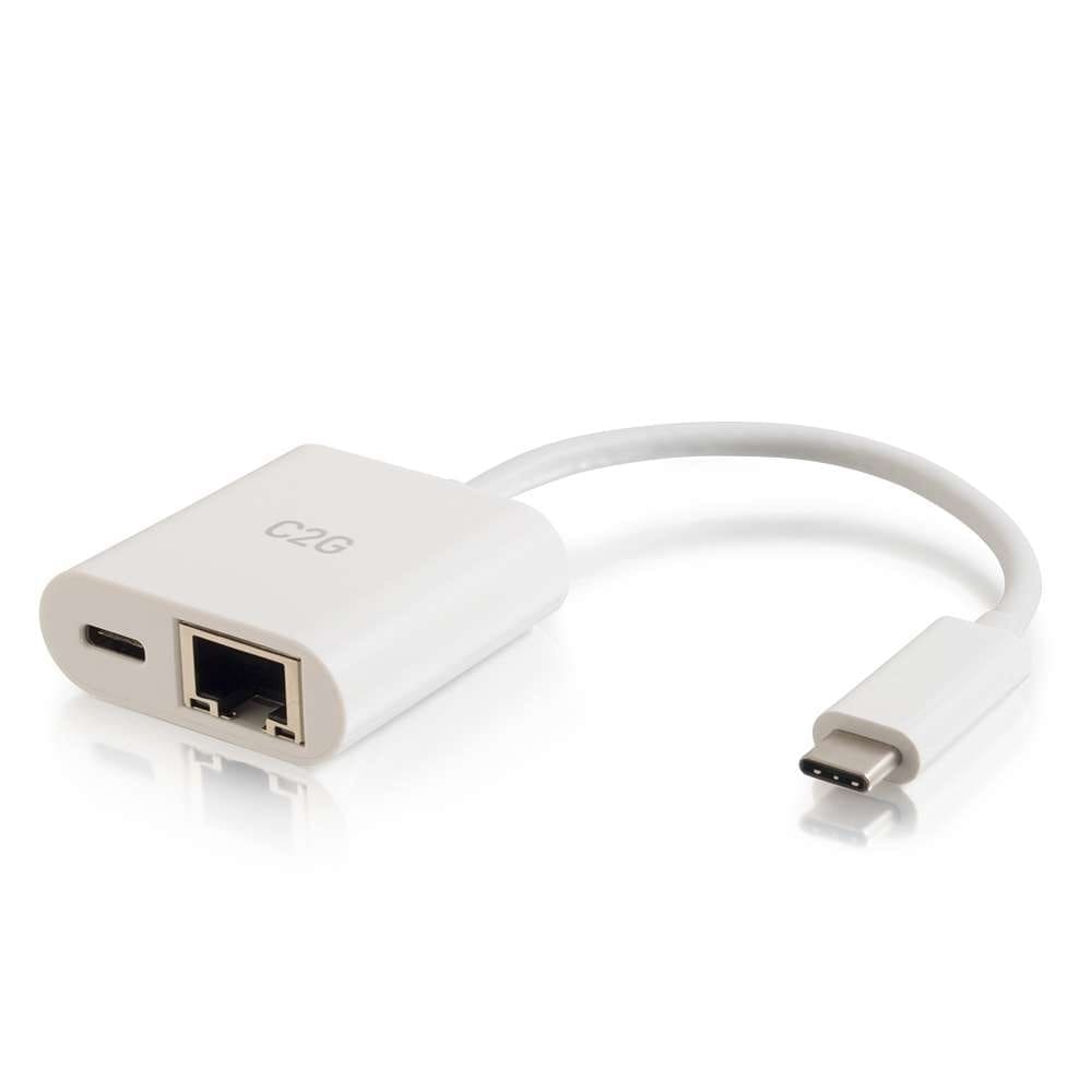 USB-C to Ethernet adapter cable.