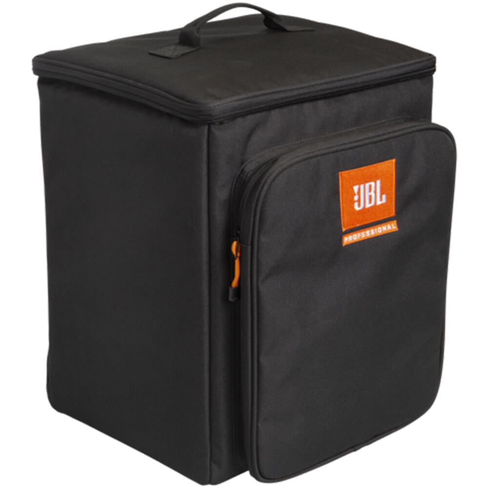 Black JBL Professional speaker bag.