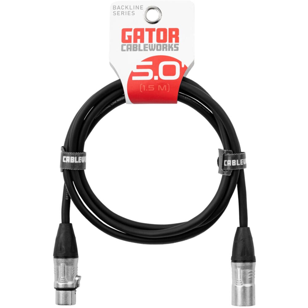 Gator 1.5m XLR cable.