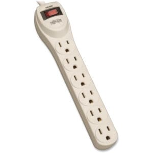Tripp Lite 6-outlet surge protector.