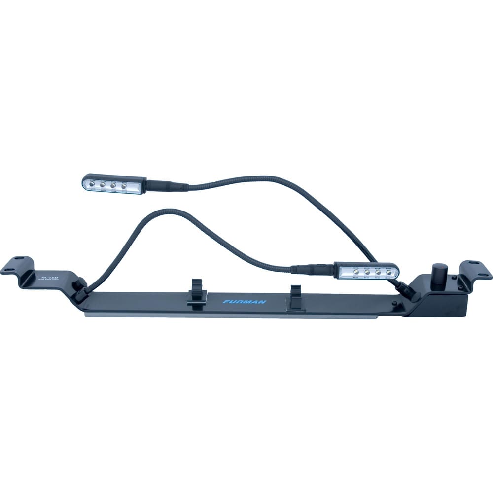 Furman dual LED gooseneck desk lamp.