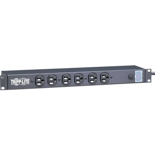 Tripp Lite 6-outlet power strip with switch.