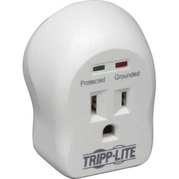 Tripp Lite grounded surge protector outlet.