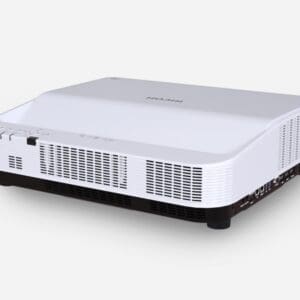 Ricoh projector, white, modern design.